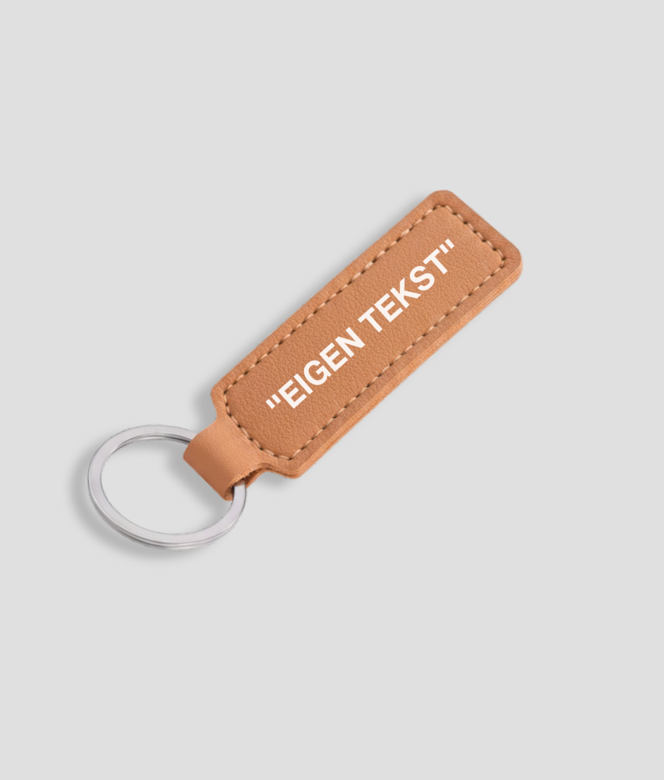 Bruine-sleutelhanger-eigen-tekst.png