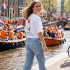Croptop koningsdag wit