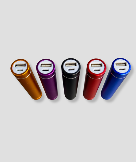 Powerbank met geheim opbergvakje in verschillende kleuren