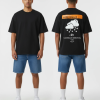 plaatselijke sneeuwval tshirt zwart
