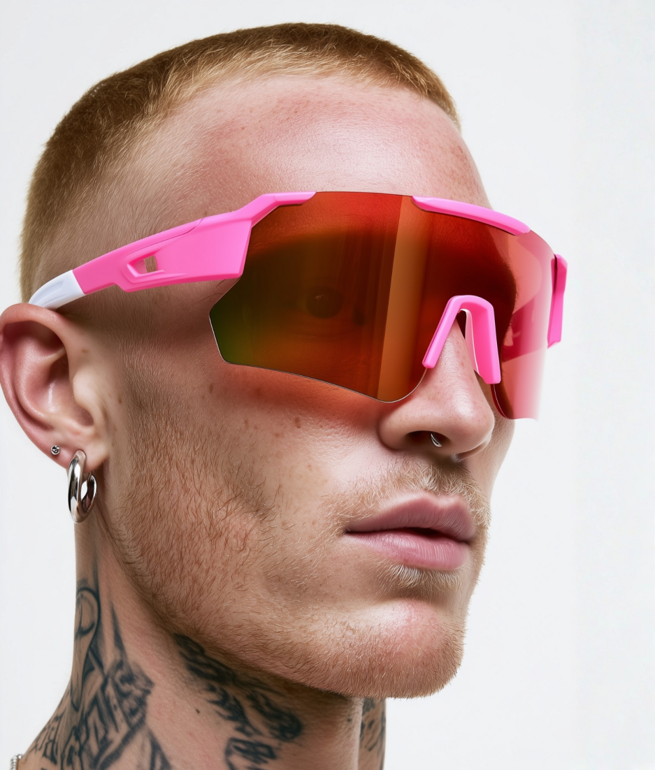 roze festivalbrillen