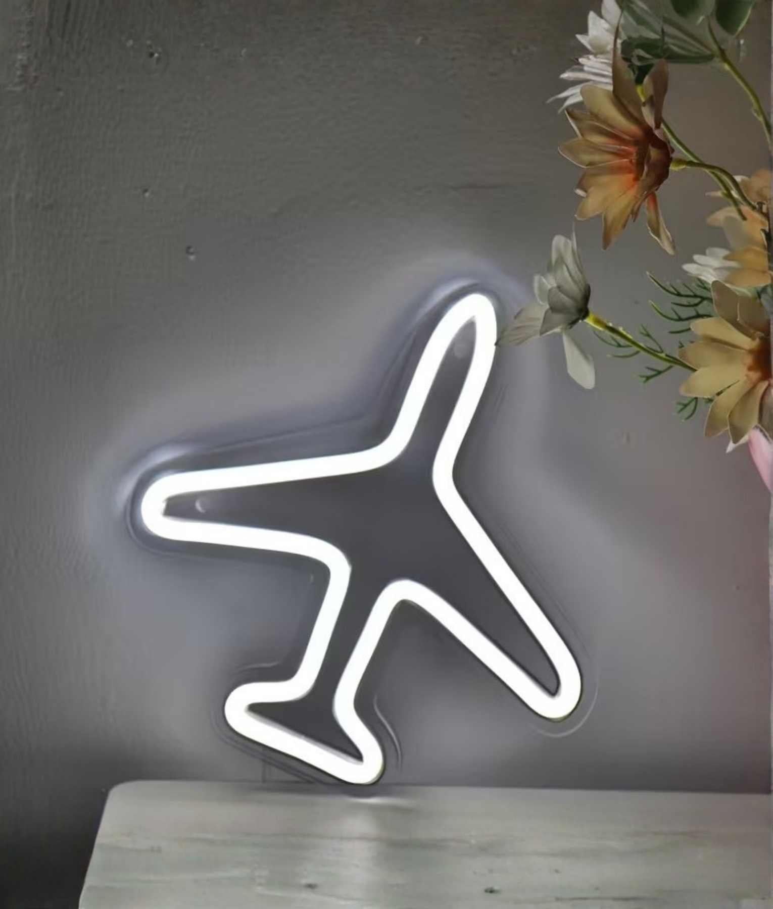 airplane neon lamp