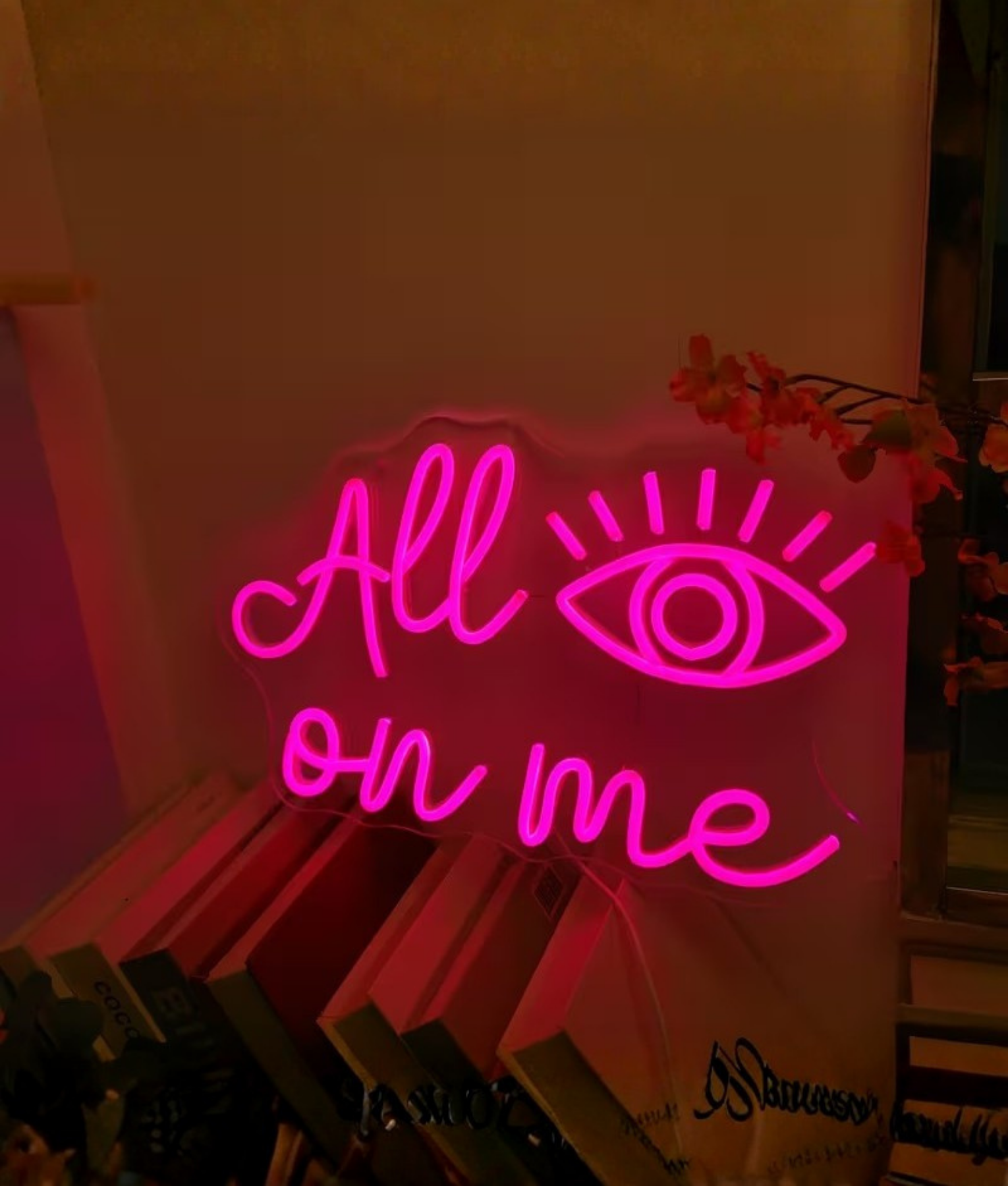 all eyes on me neon meiden