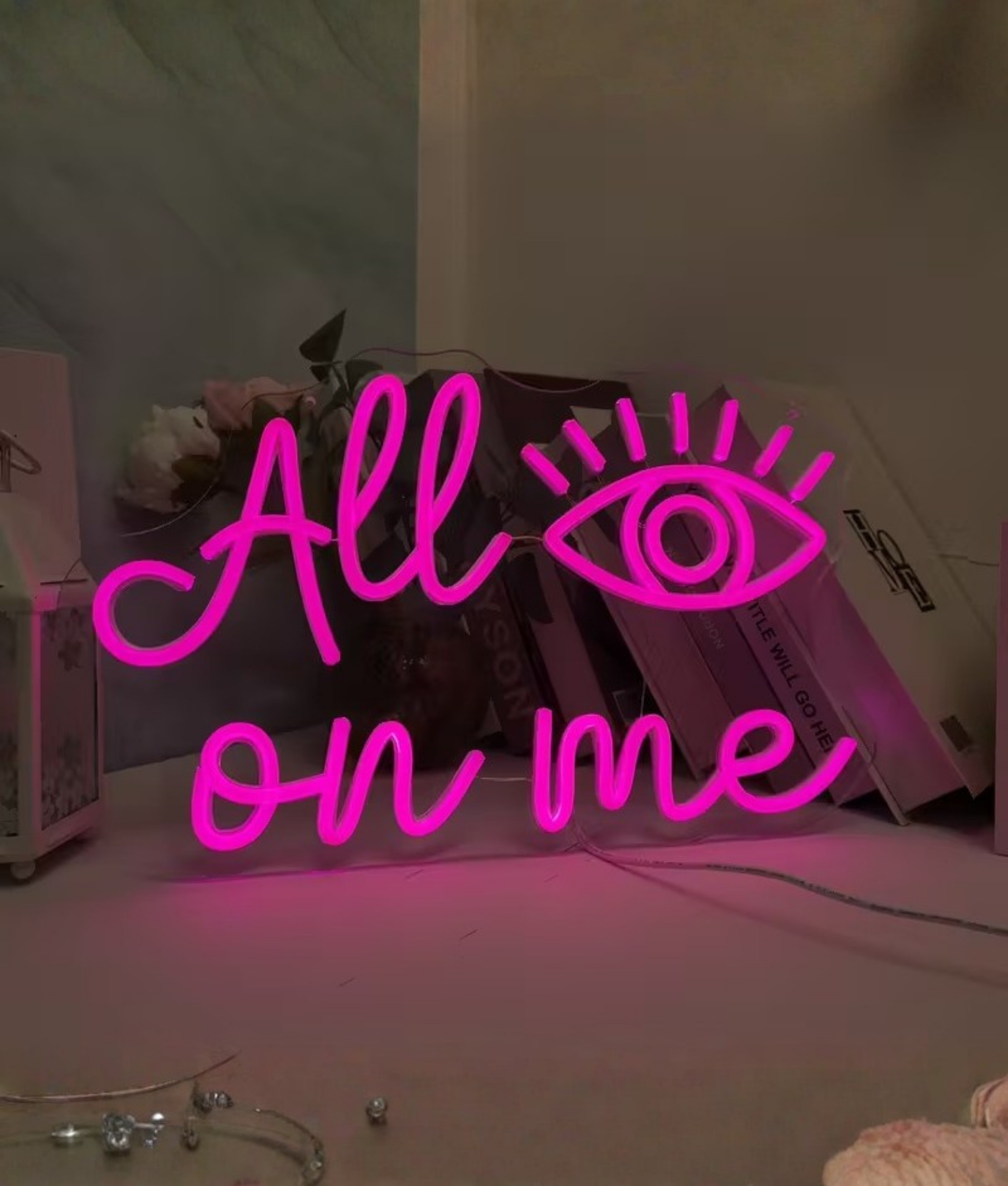 all eyes on me neon
