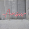 amour neon roze led lamp
