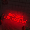 bad girls neon