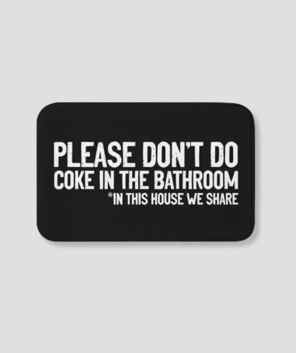 badkamer mat grappig