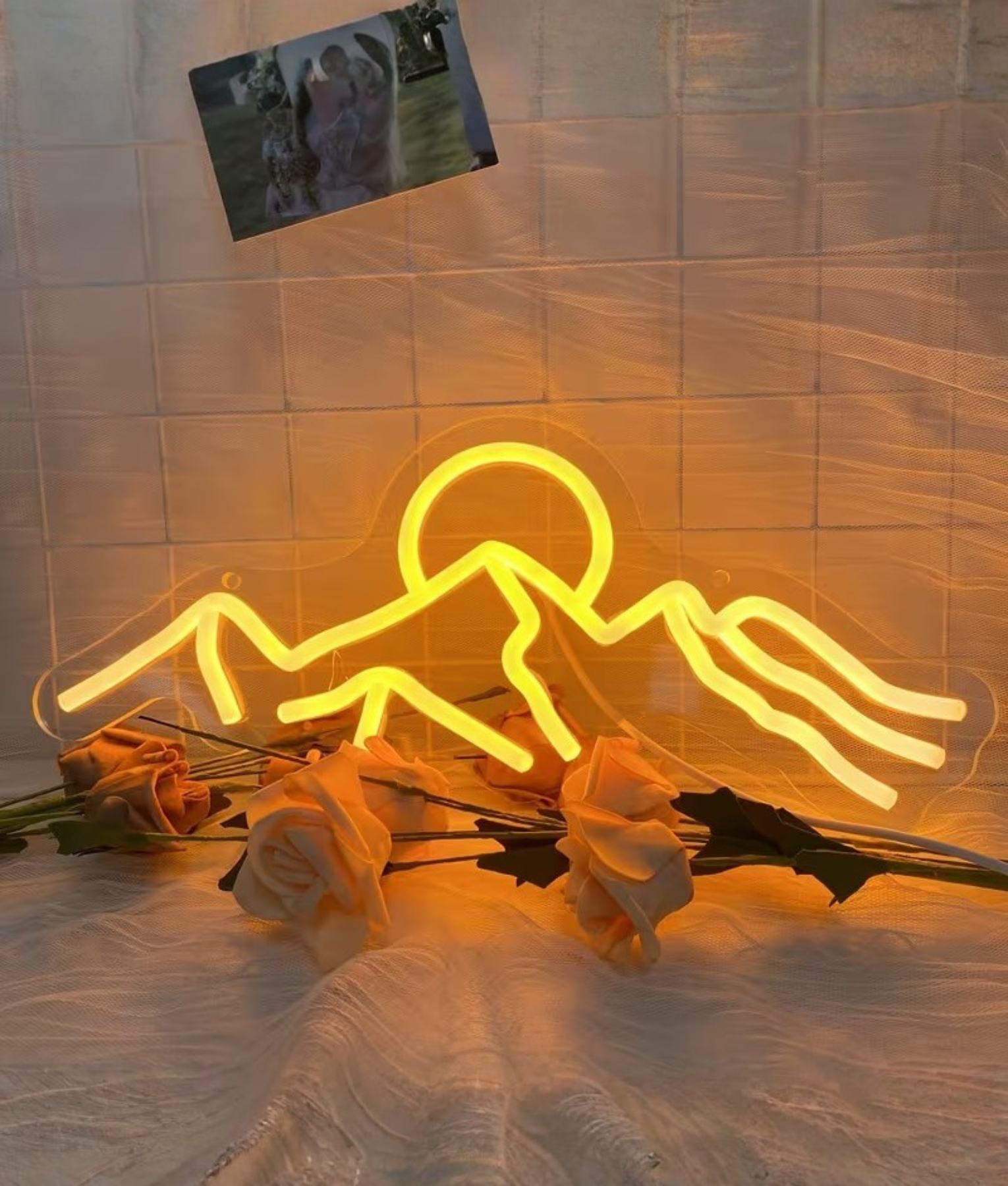 bergen neon lampje