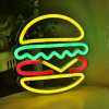burger neon lamp