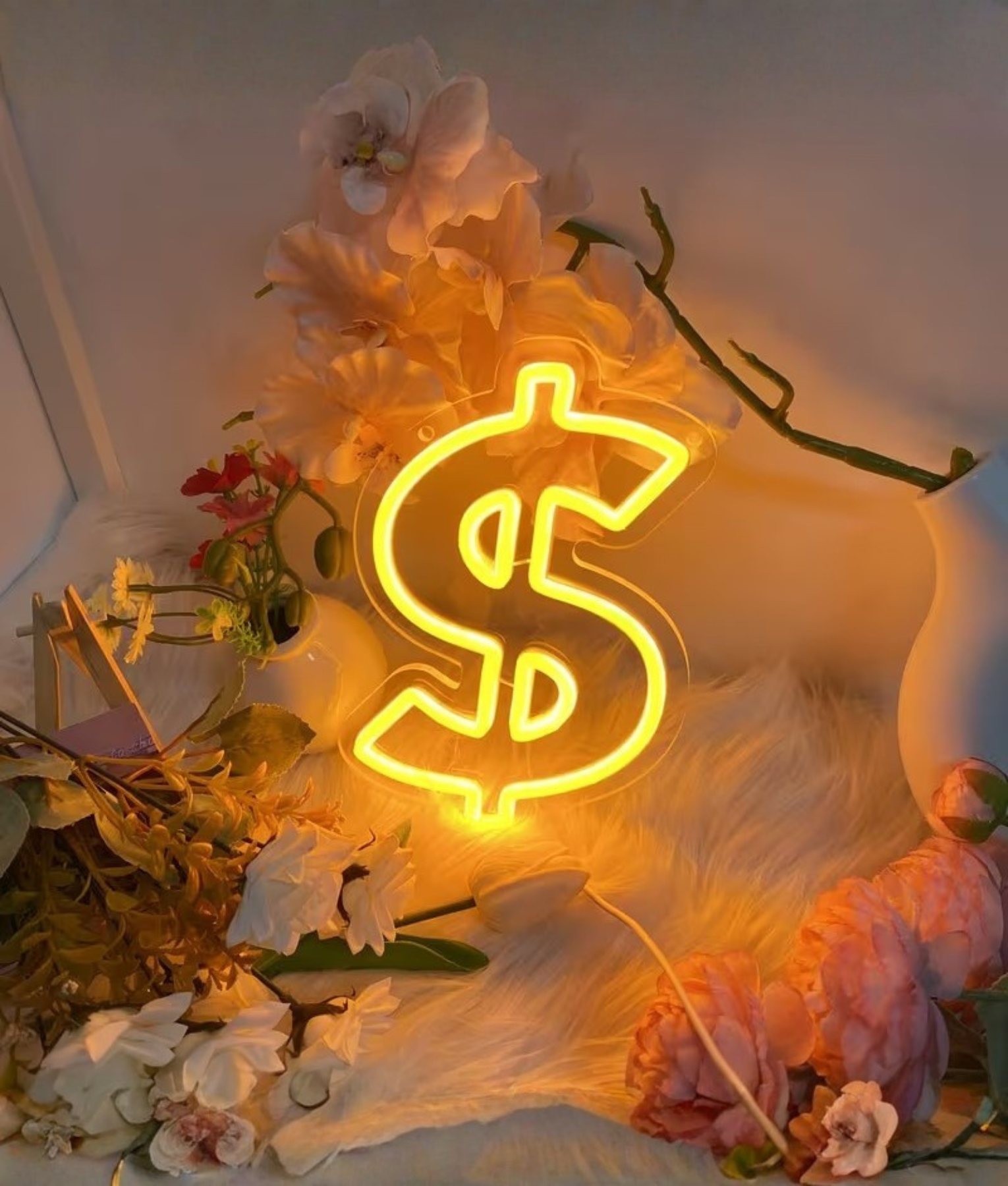cash neon lamp