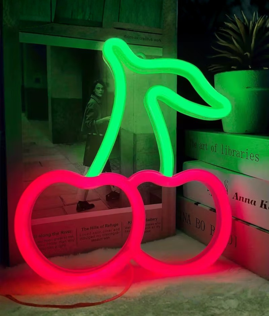cherry lamp neon