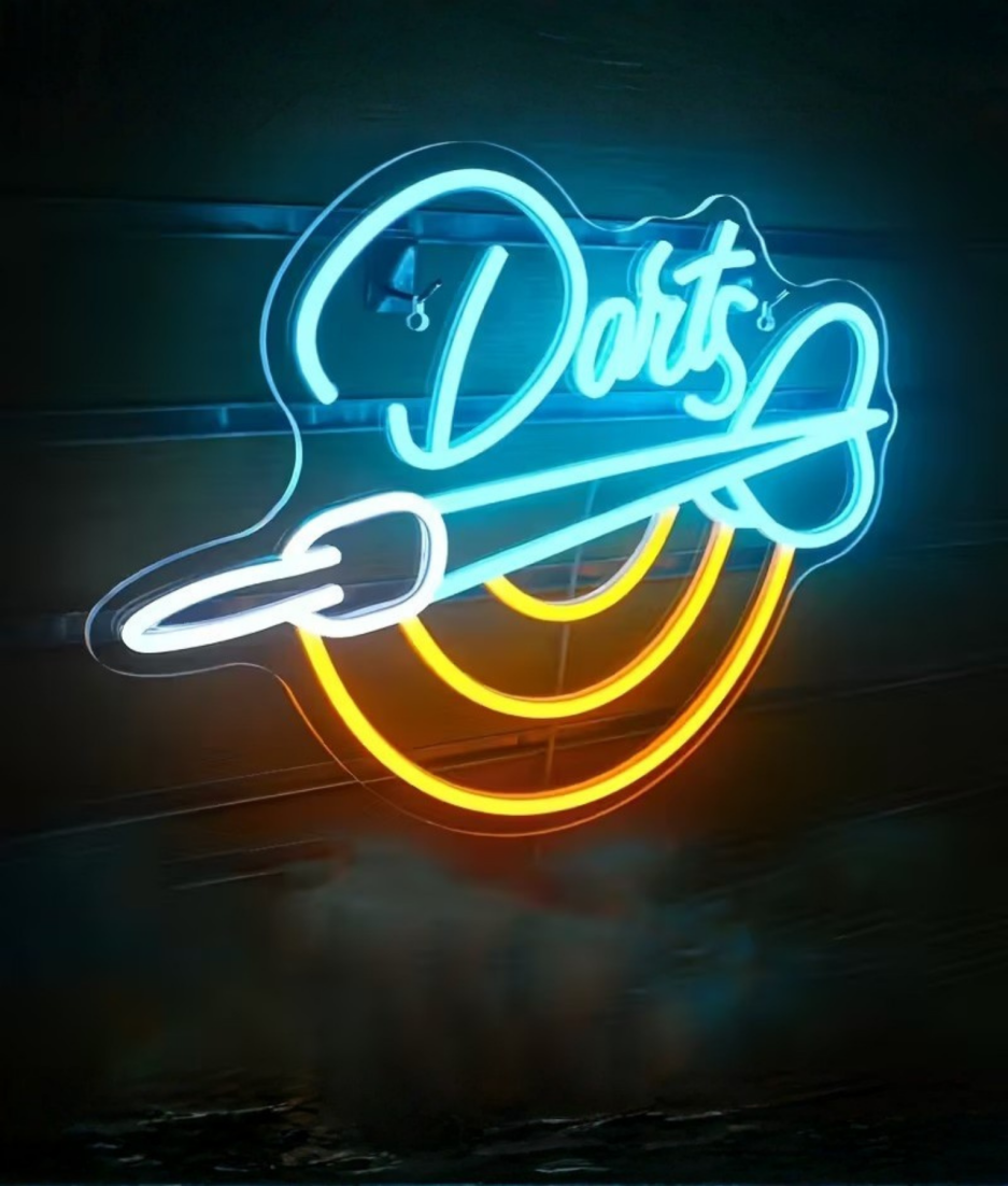 darten neon bord