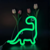 dino neon groen
