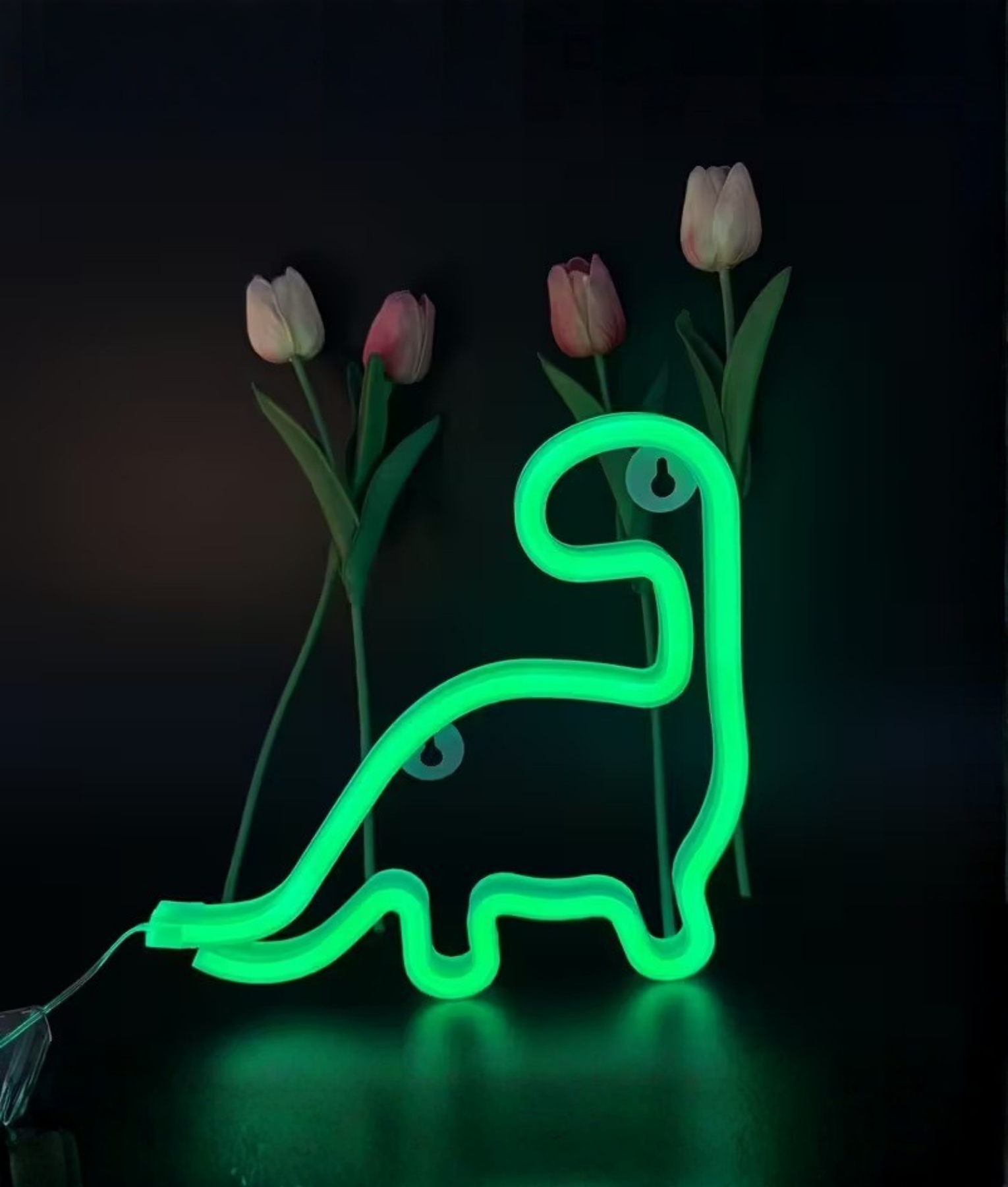 dino neon groen