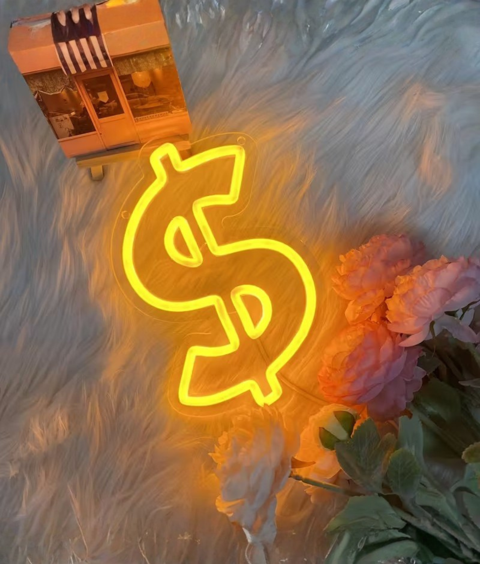 dollar neon lampjes