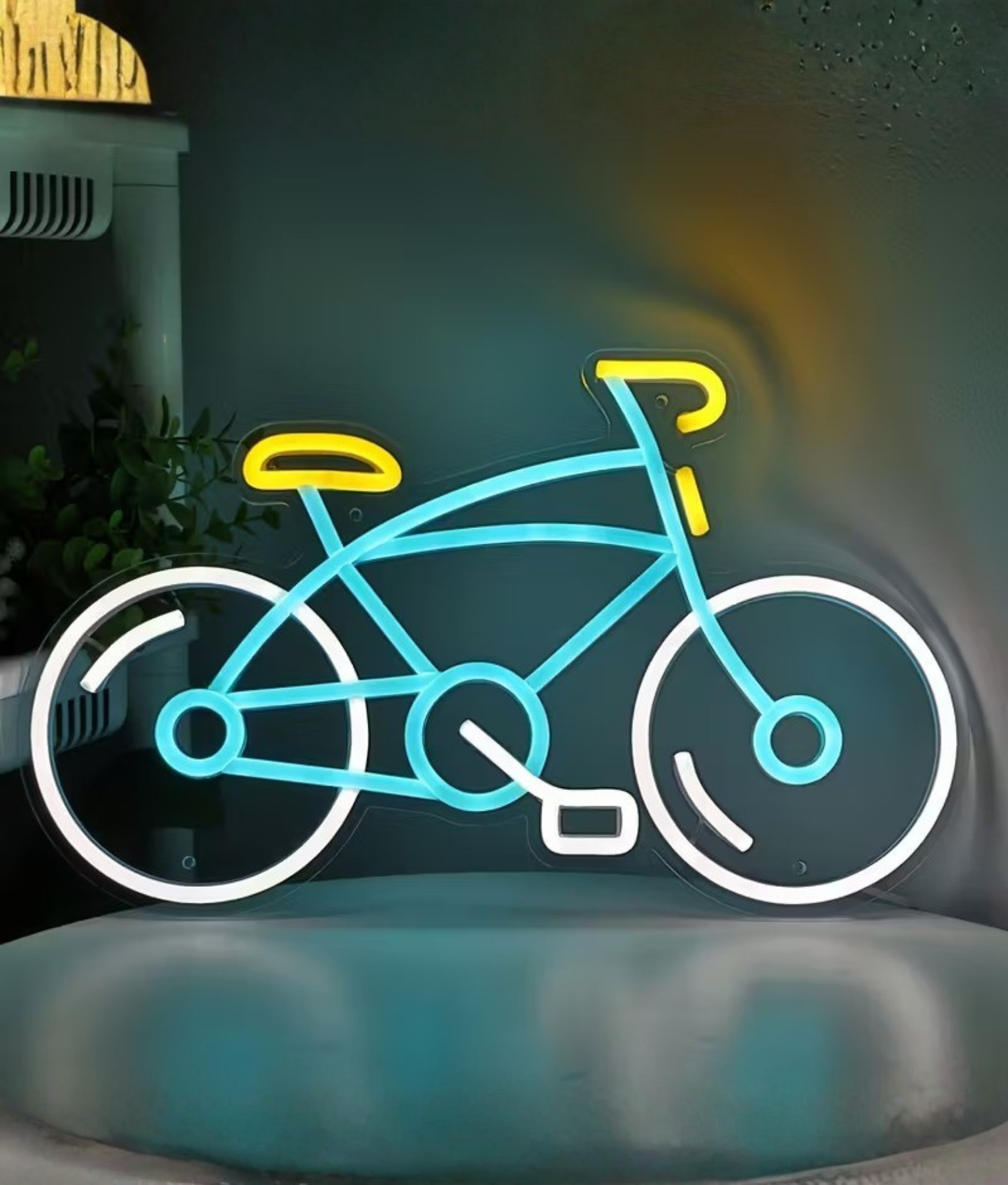 fiets neon lamp