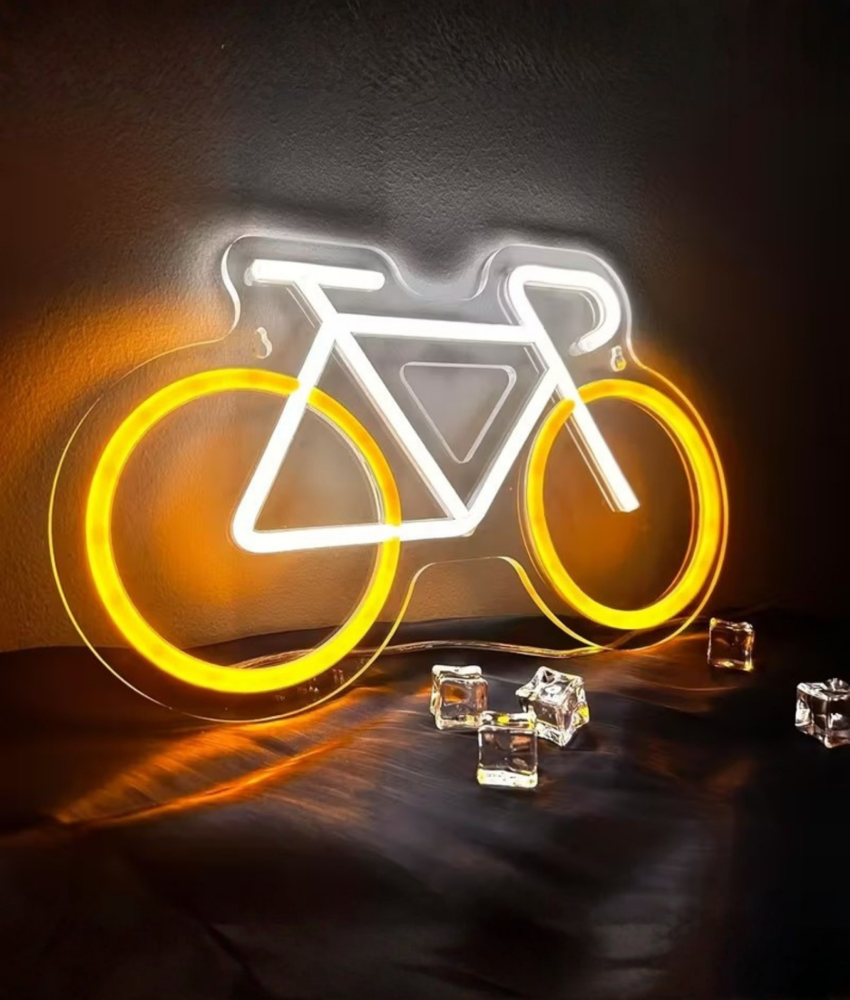 fietsen lamp neon