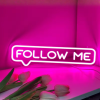 follow me neon lamp