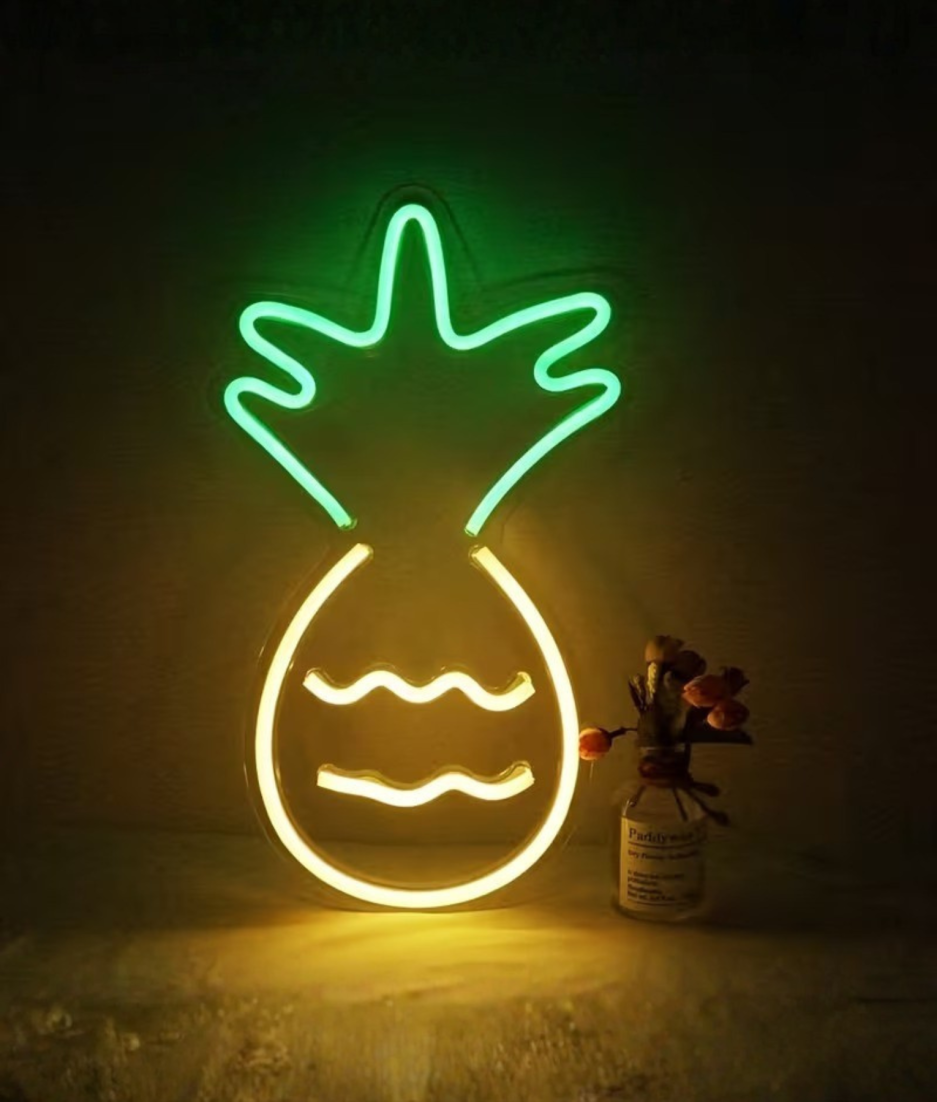 geel groen neon lamp