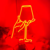 glas led rood