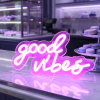 good vibes neon