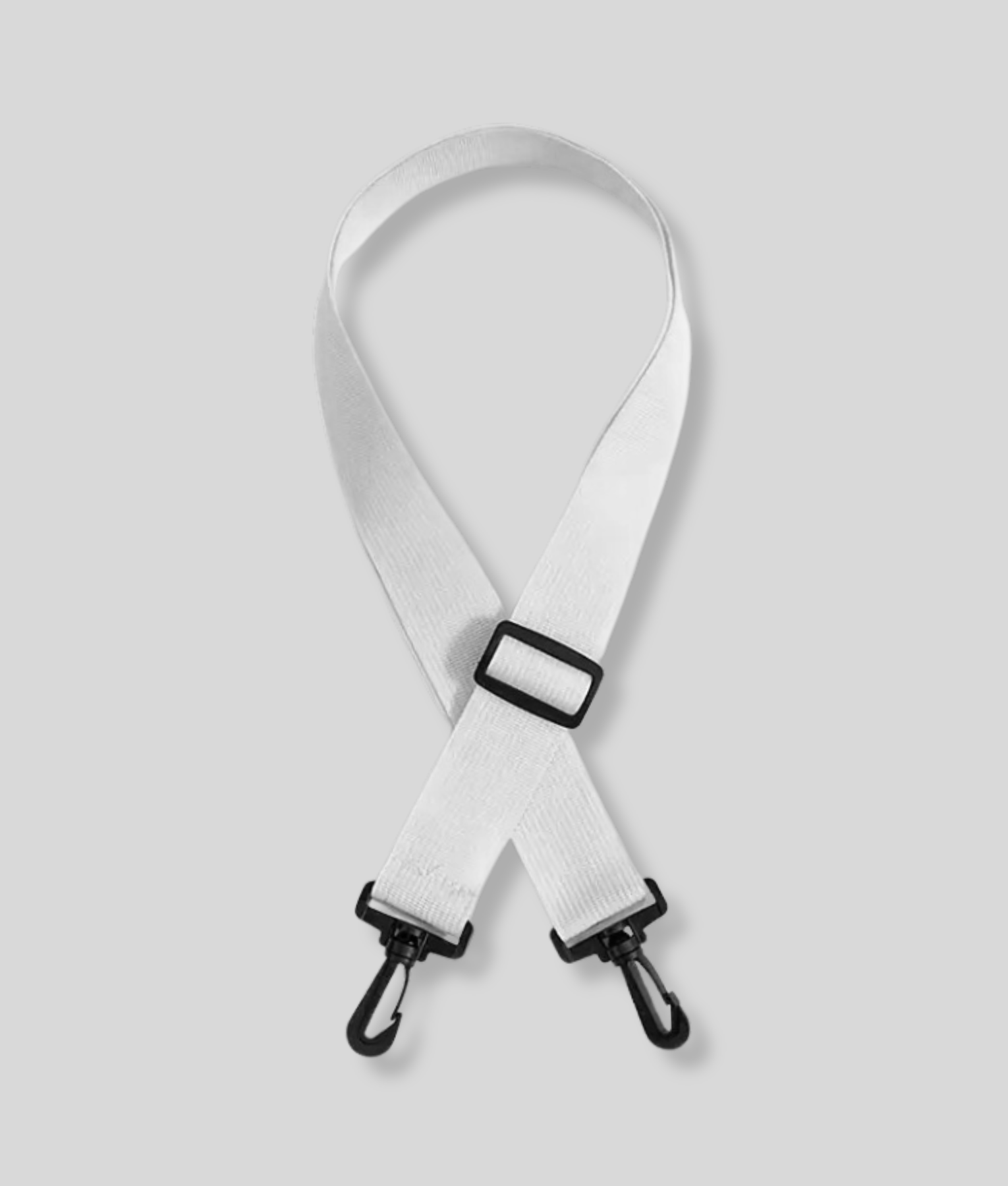 grijze bag strap