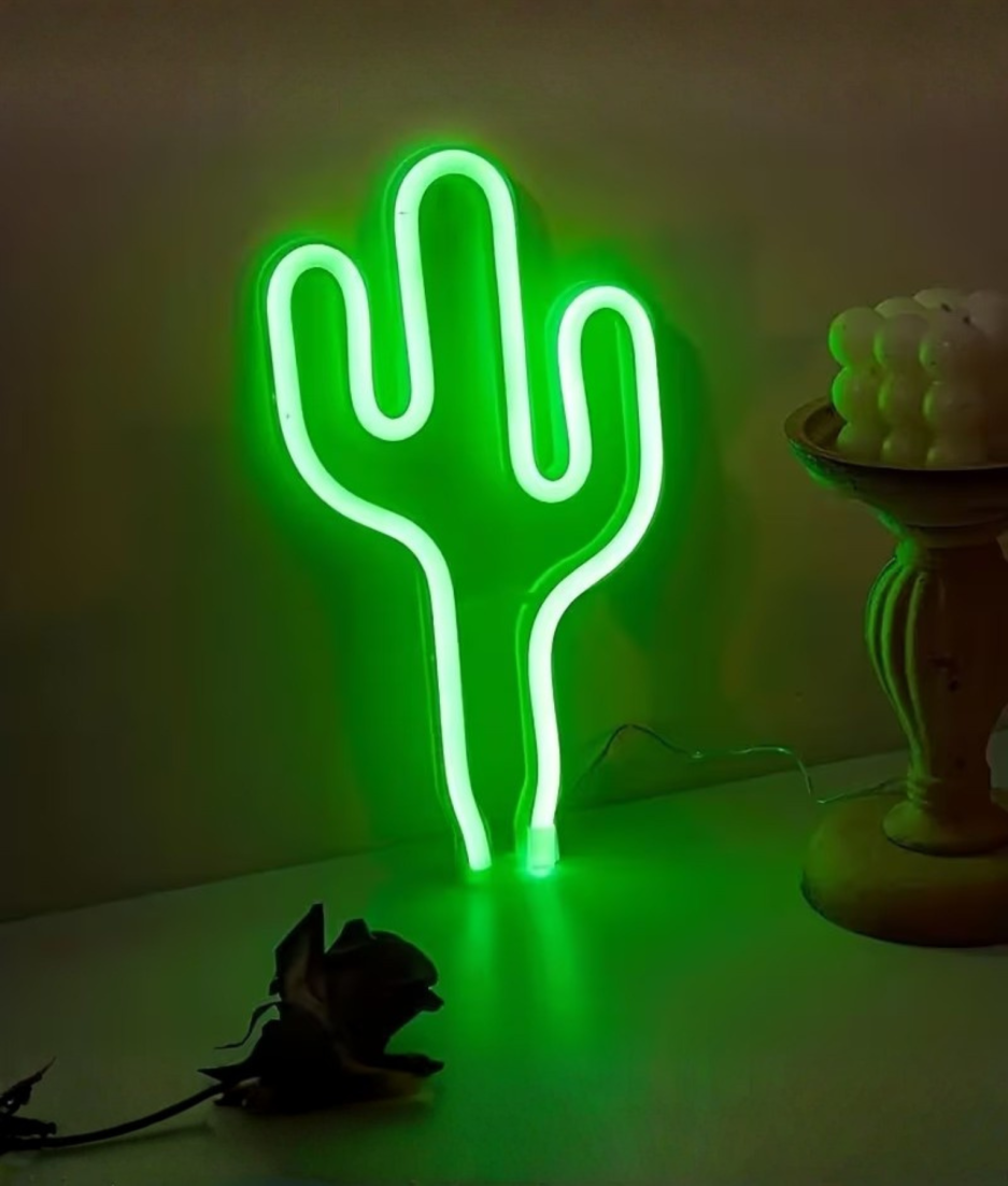 groene neon cactus