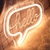 hello lamp neon
