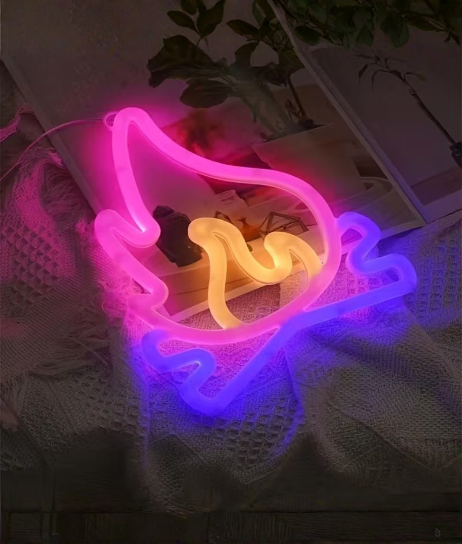 kampvuur neon