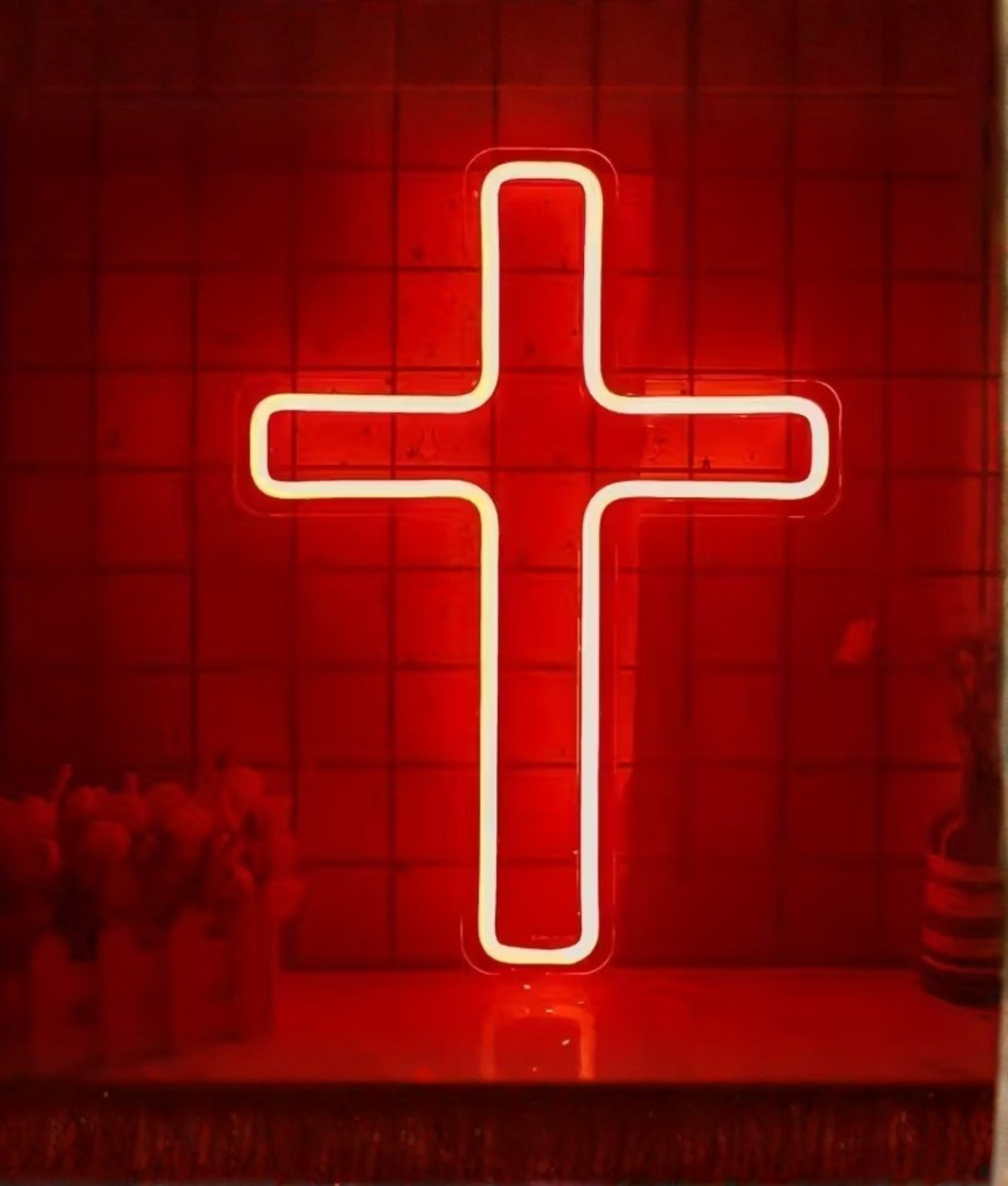 kruis neon lamp
