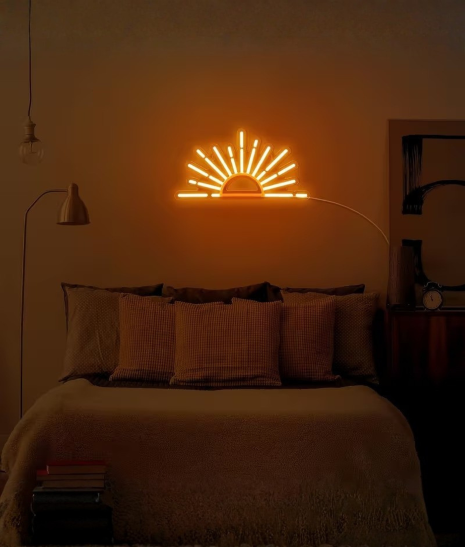 lamp neon bed