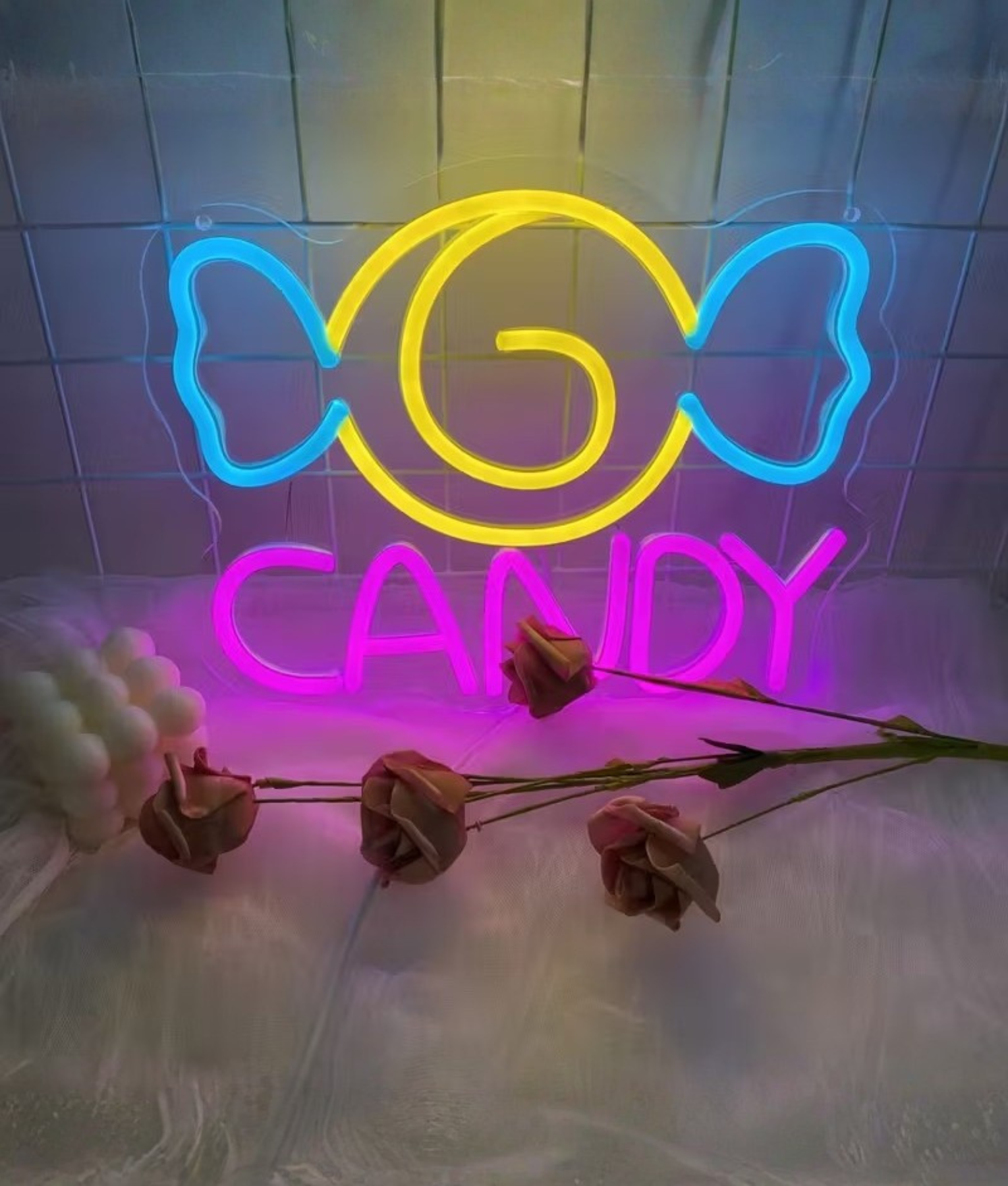lamp neon candy