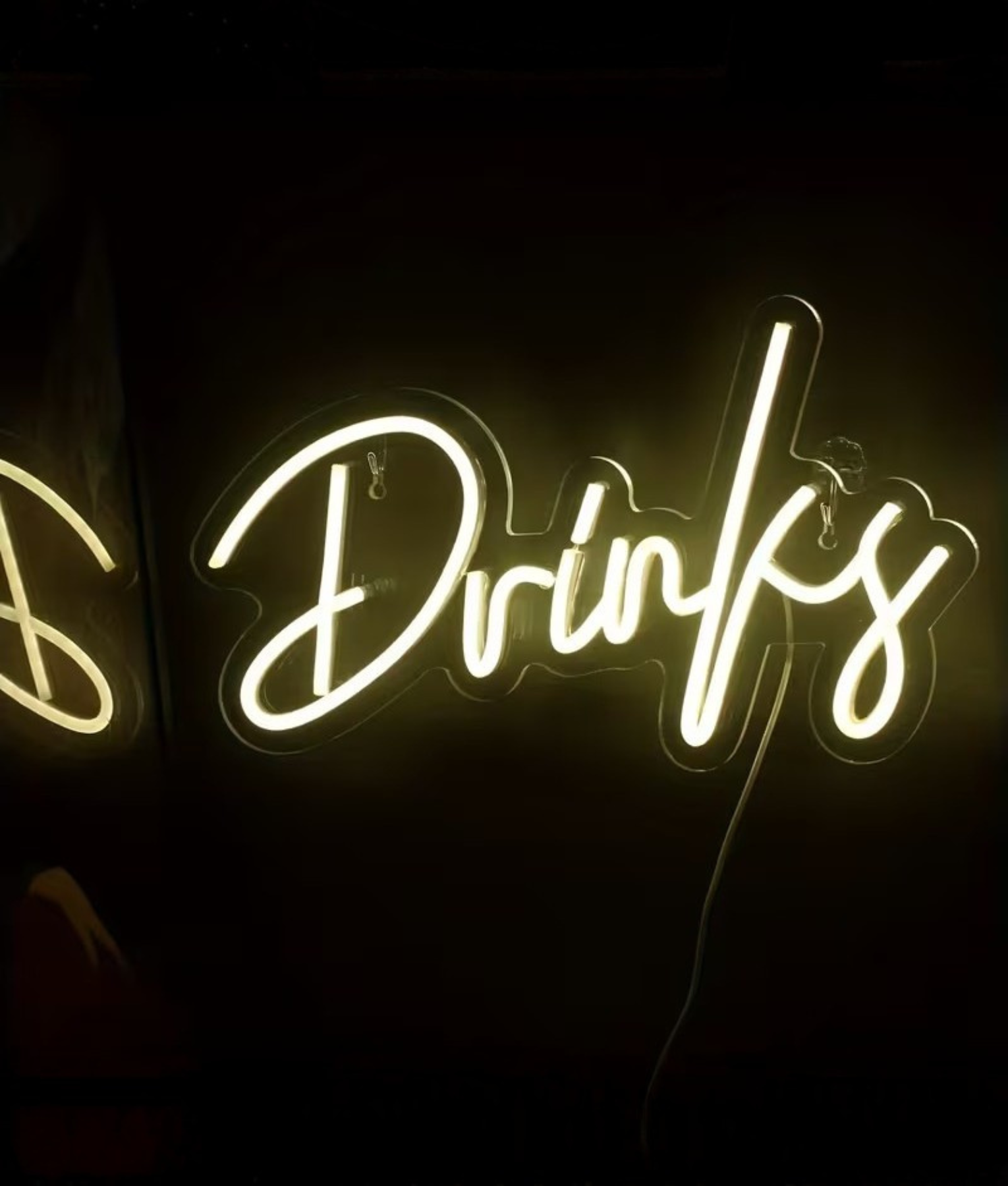 lamp neon licht drinks