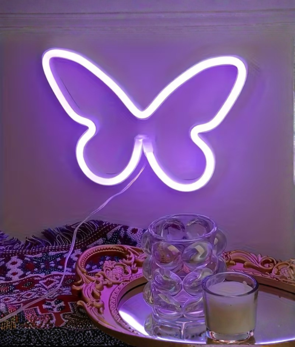 lamp neon paars