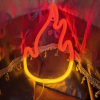 lamp neon vuur symbool
