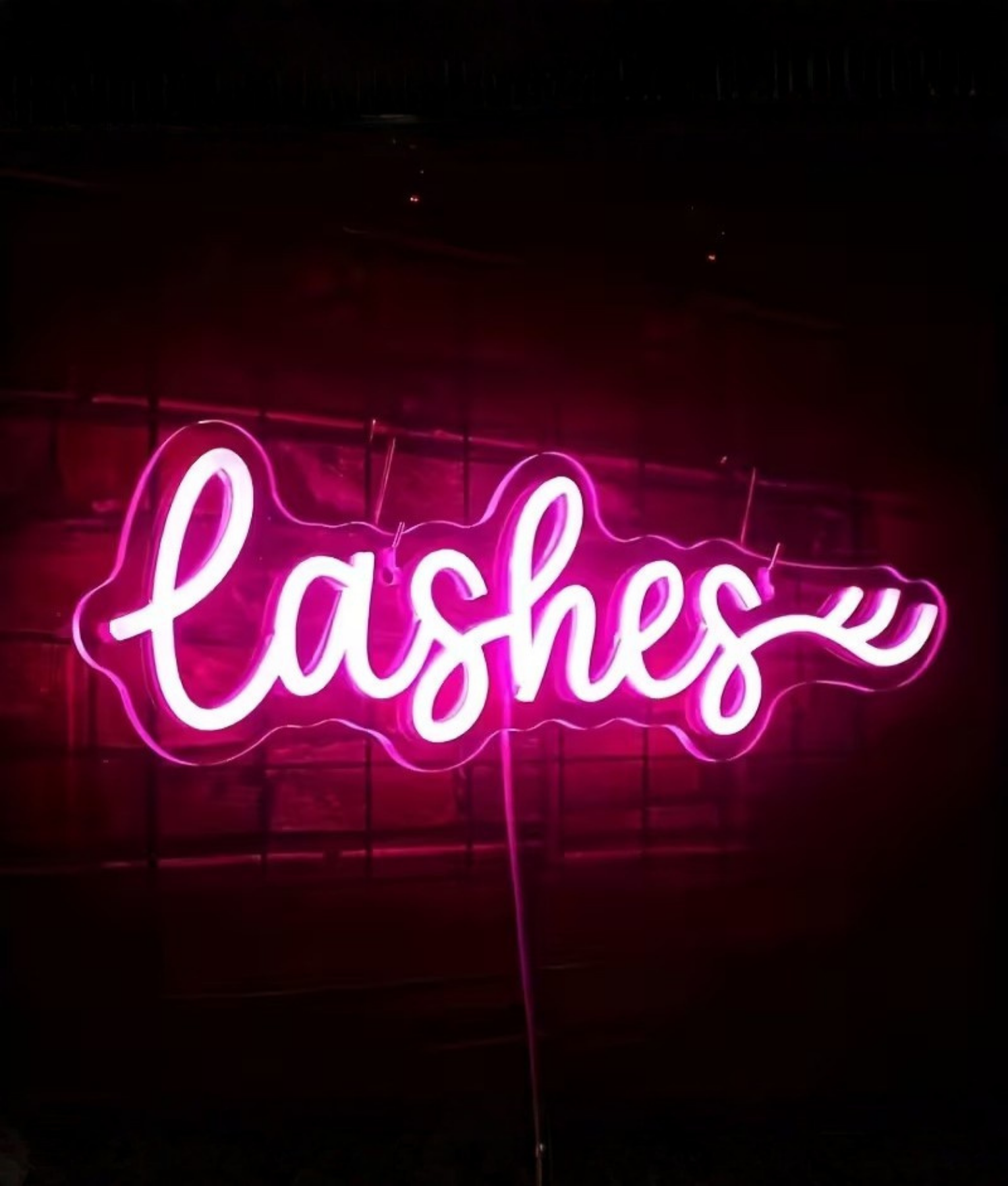 lashed neon led lamp