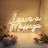 leave a message neon lampen