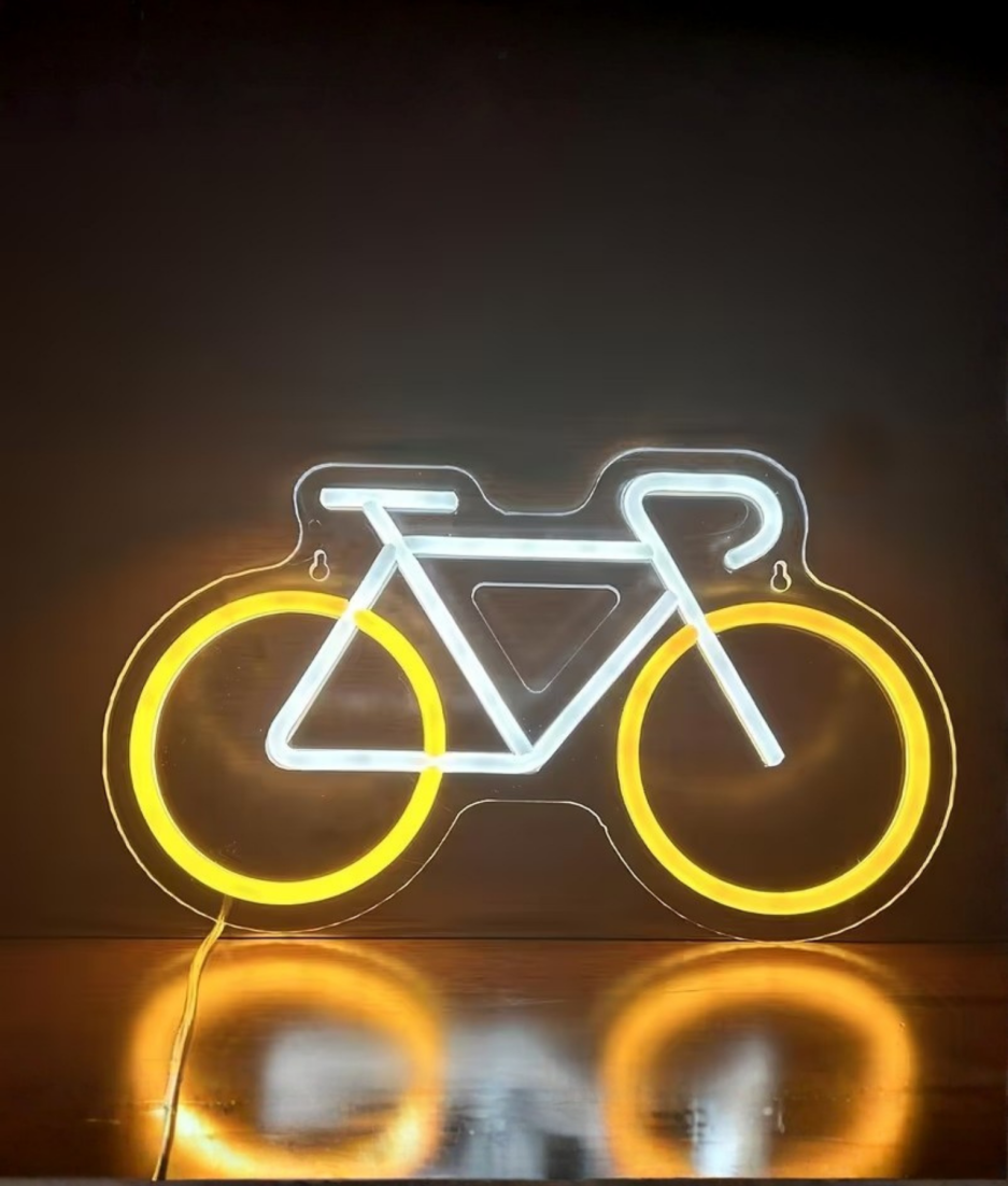 led bike light neon