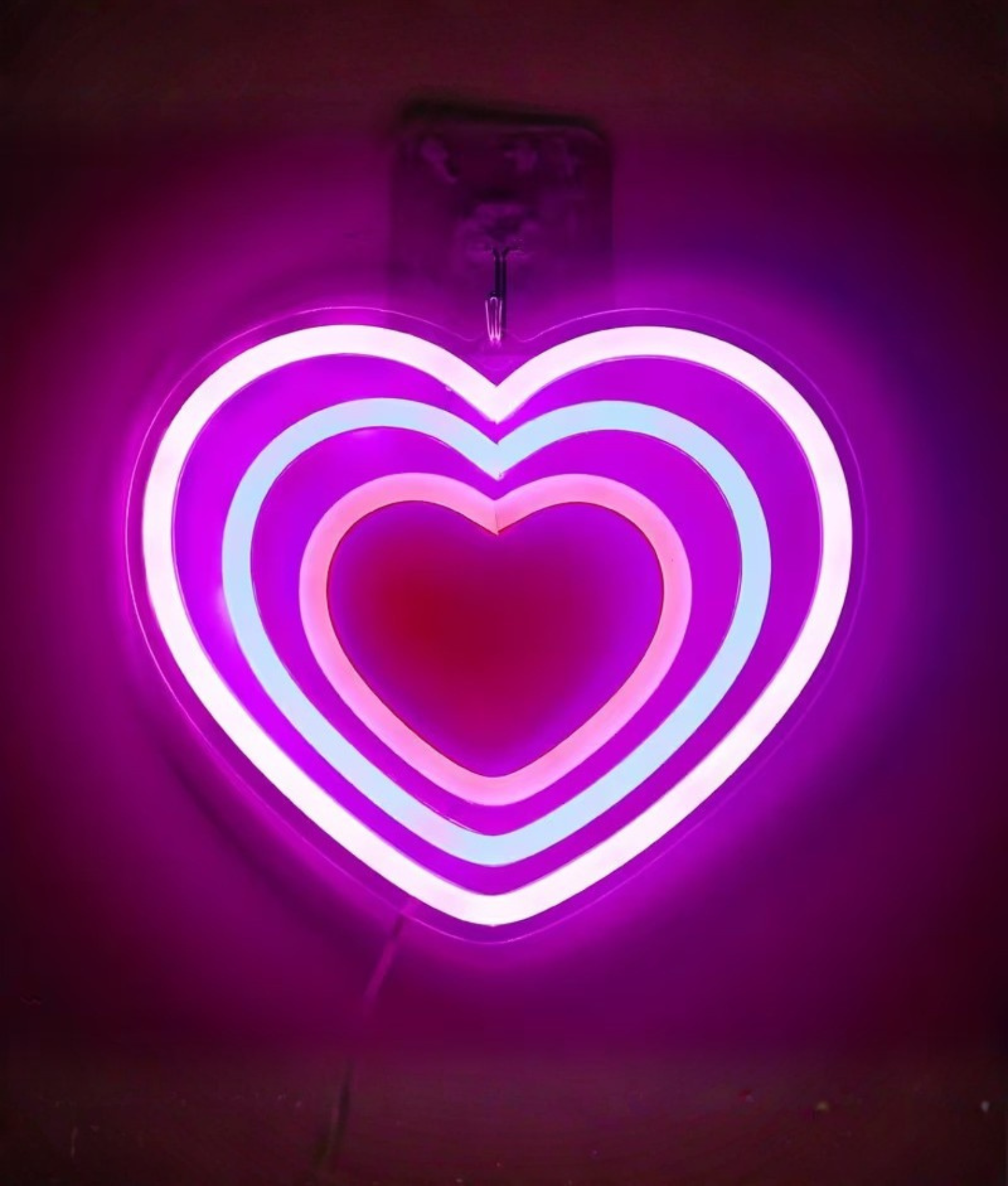 led lamp hartje roze