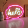 message neon lamp