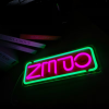 neon boordje geopend