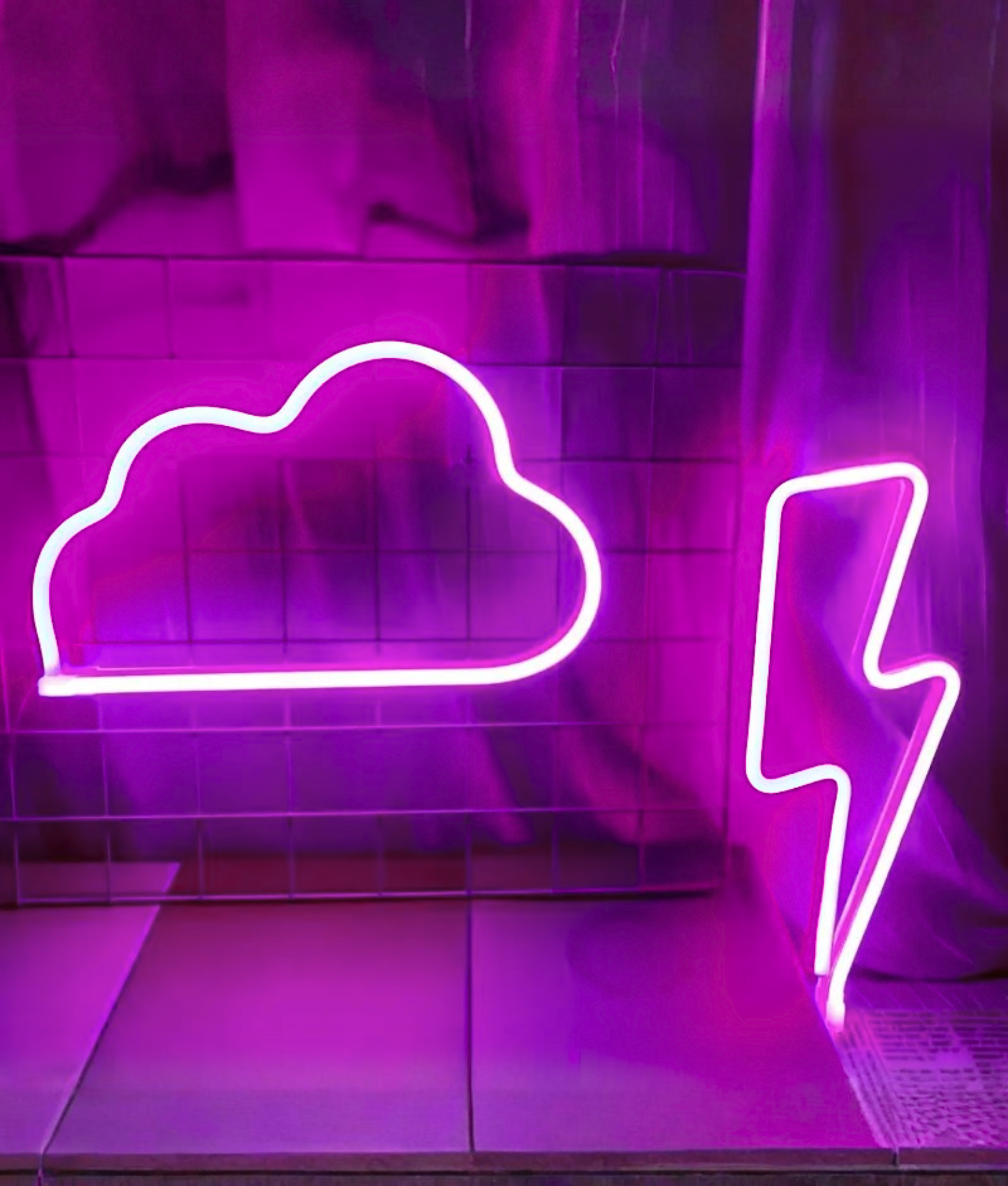 neon cloud wolk