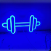 neon dumbell