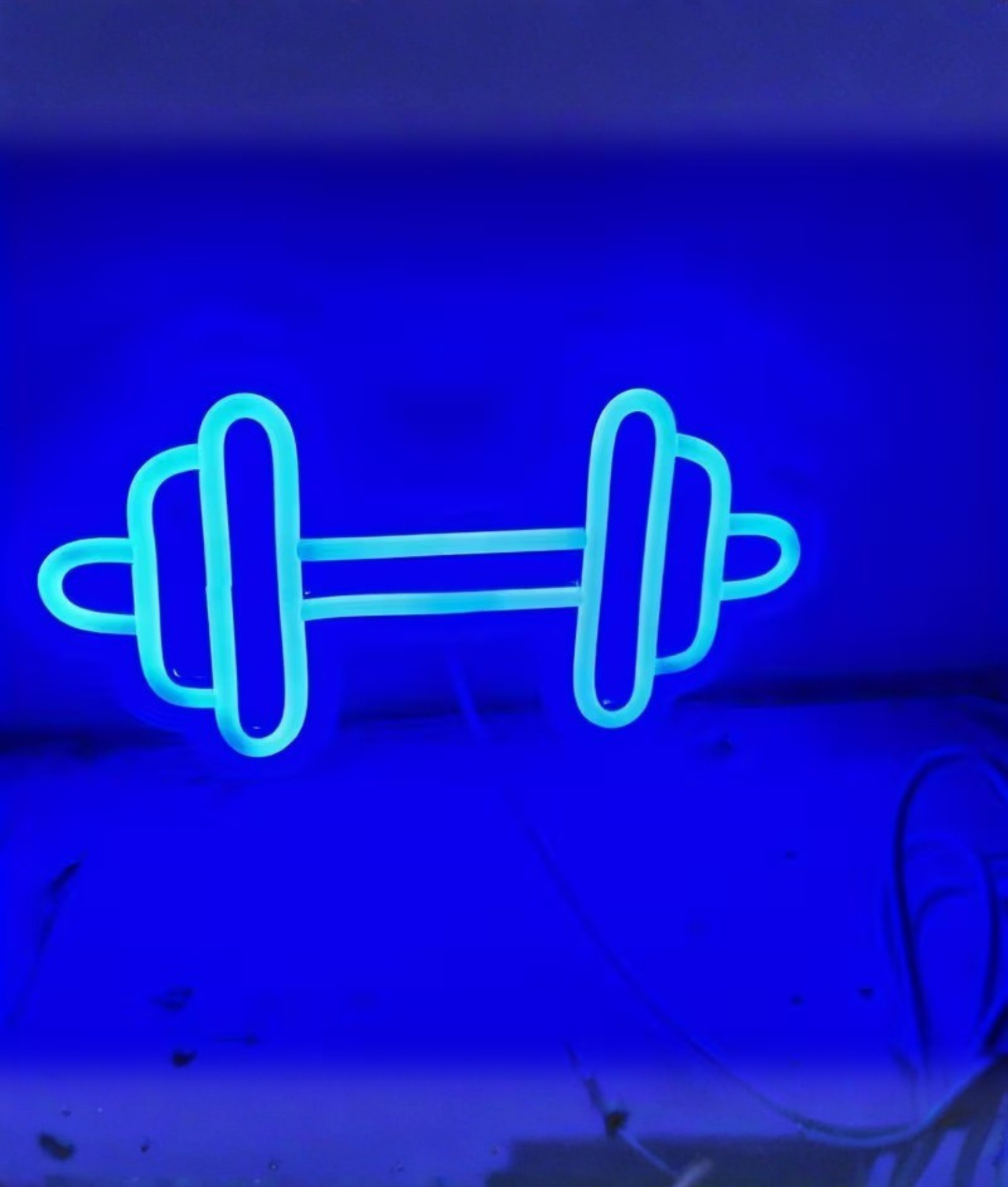neon dumbell