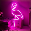 neon flamingo