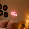 neon good vibes lamp
