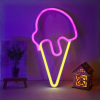neon ijsje lampen