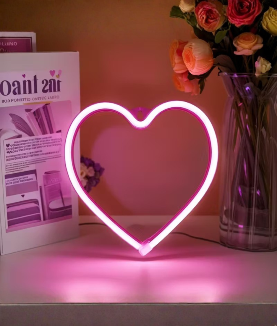 neon lamp hartje meiden