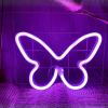 neon lamp paarse vlinder led