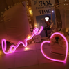 neon lamp roze hartje